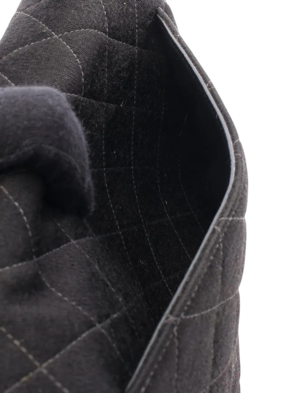 CHANEL Pre-Owned 1996-1997 CC Quilted Jersey Kelly Top Handle Bag handbag | Pre-Owned | Image 2