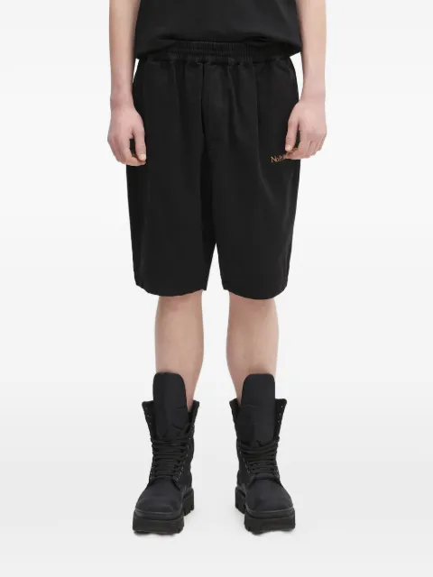 Aries drawstring logo track shorts
