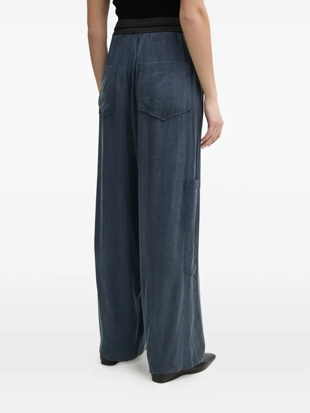  Mmc Studio Nabil Drawstring Pocket Trousers - Blue 