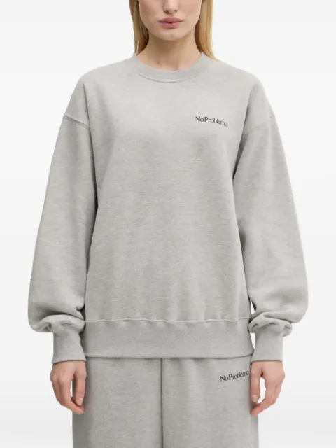 Aries Sweatshirt mit Rundhalsausschnitt