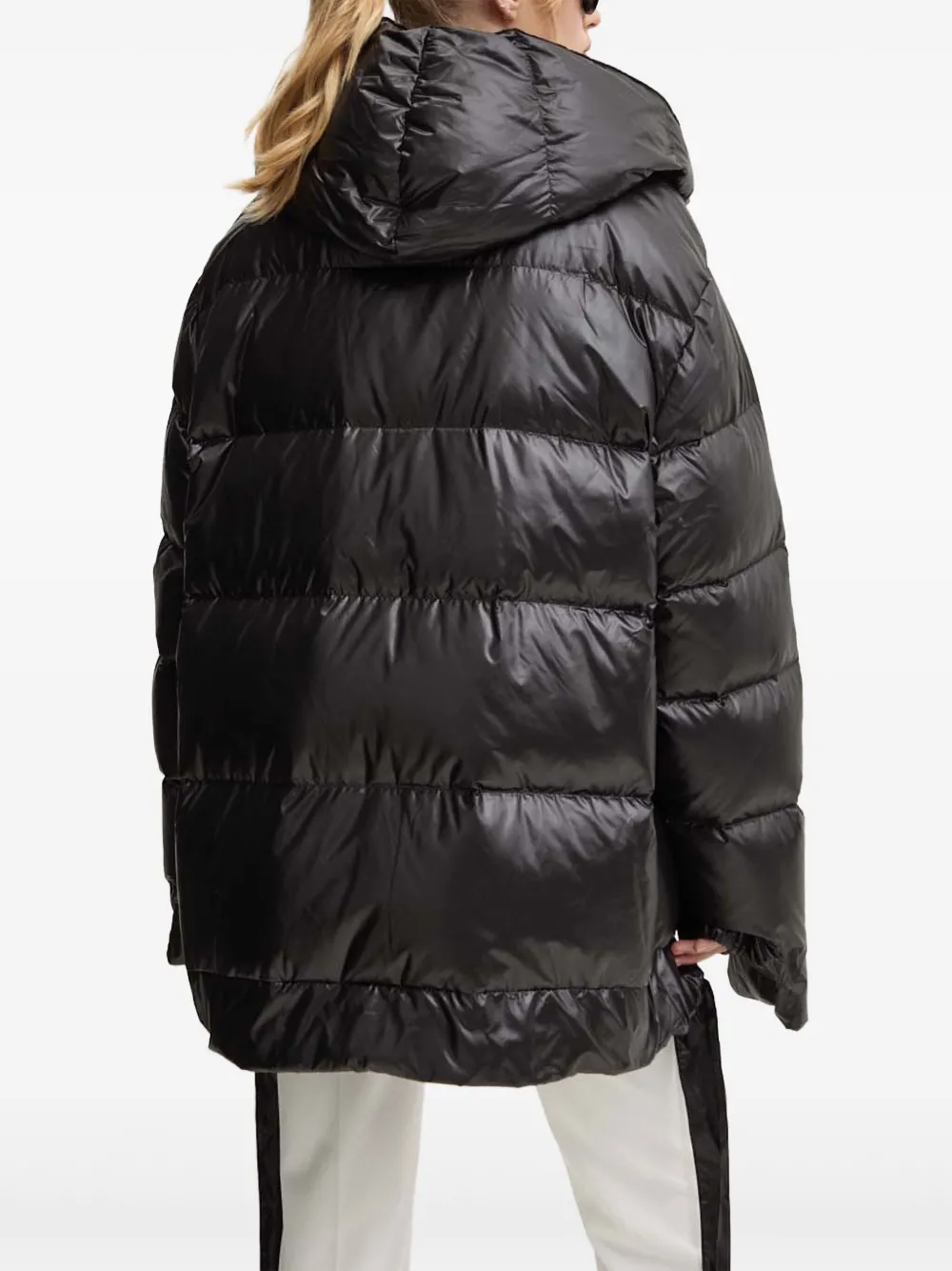 Mmc Studio Jesso Hooded Padded Jacket In Black