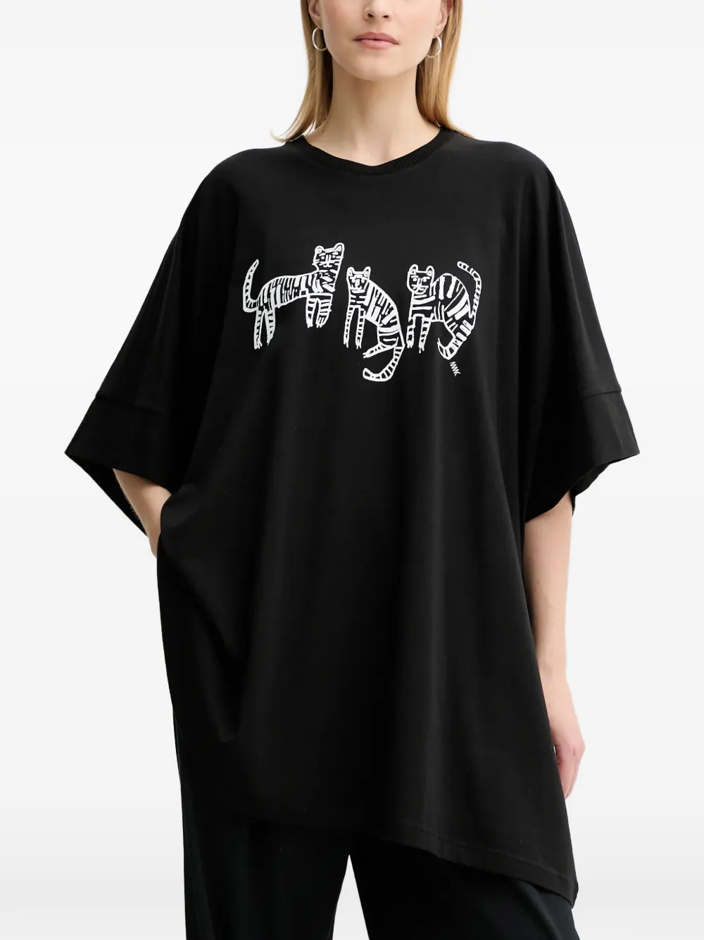 MMC STUDIO tiger-print T-shirt | Black | Image 1