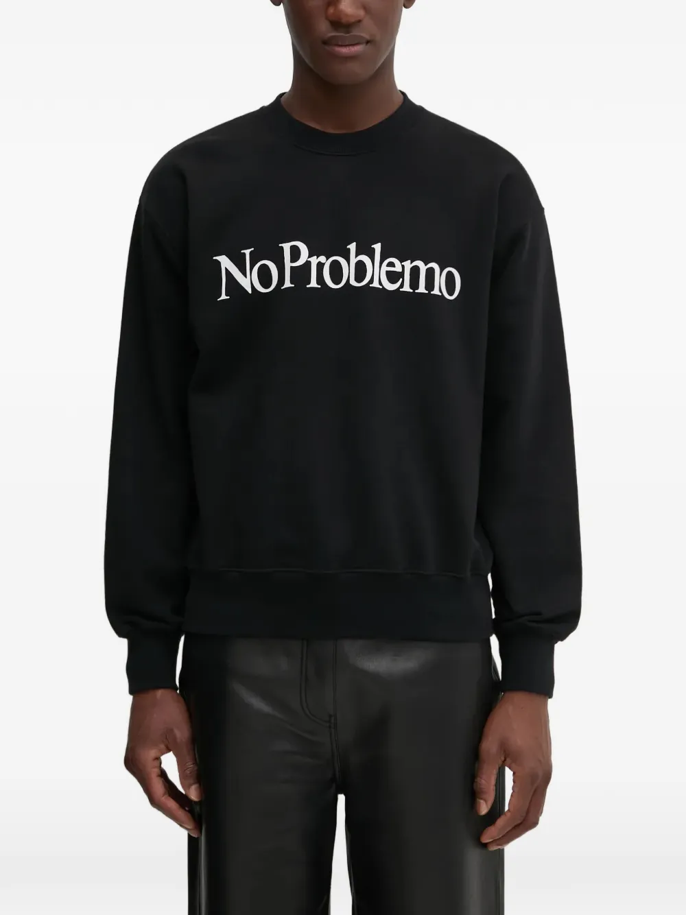 Aries No Problemo Sweatshirt In Black