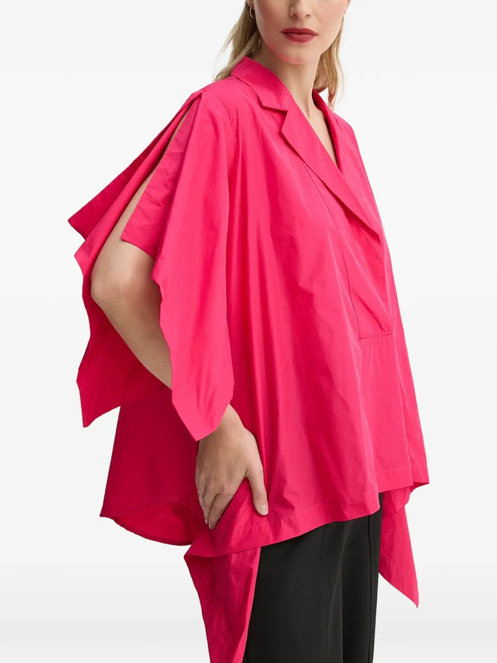 Mina V-Neck Split Top