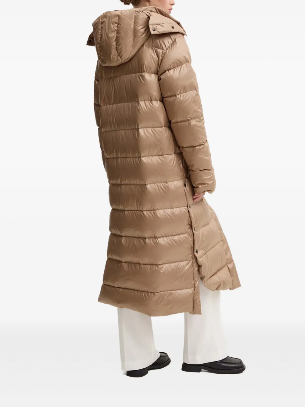  Mmc Studio Hooded Padded Coat - Neutrals 