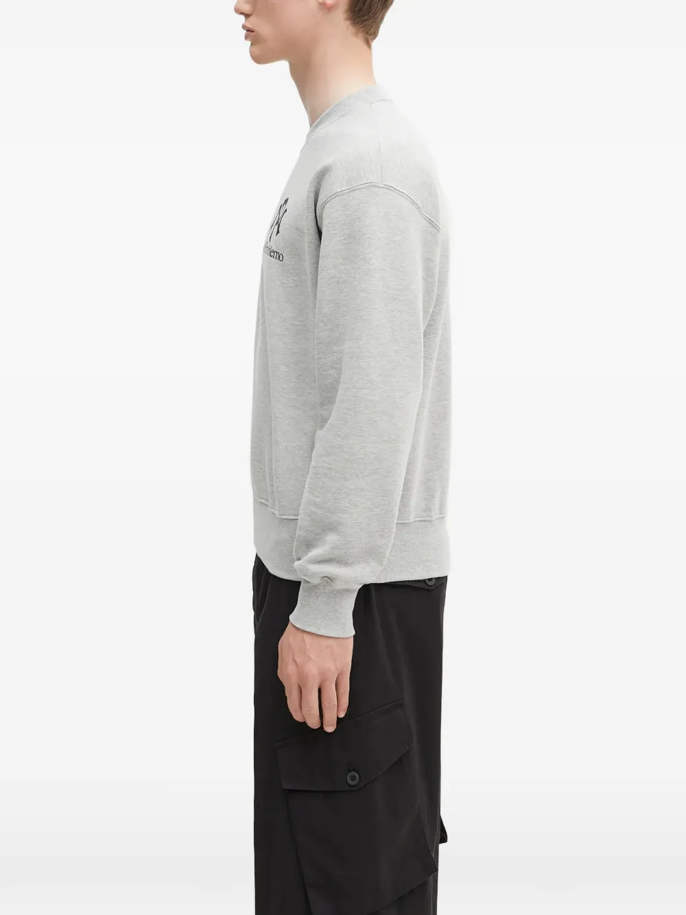  Aries Logo-print Sweatshirt - Grey 
