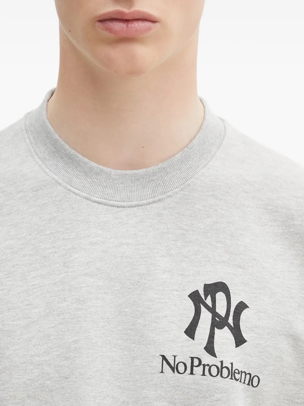 Aries Sweater met logoprint Grijs