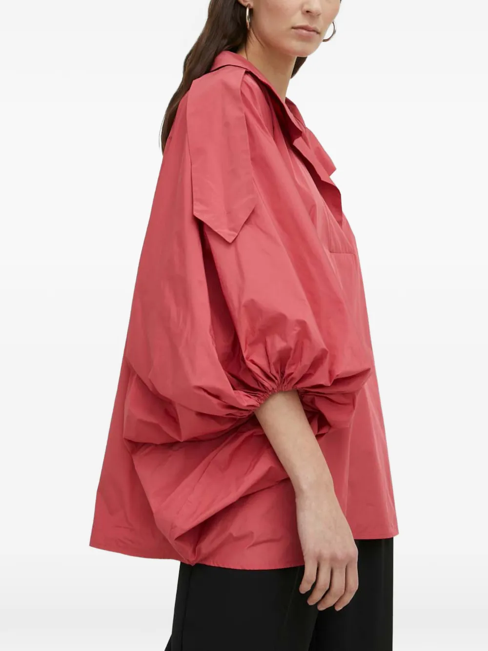 Mandal Balloon-Sleeve Top