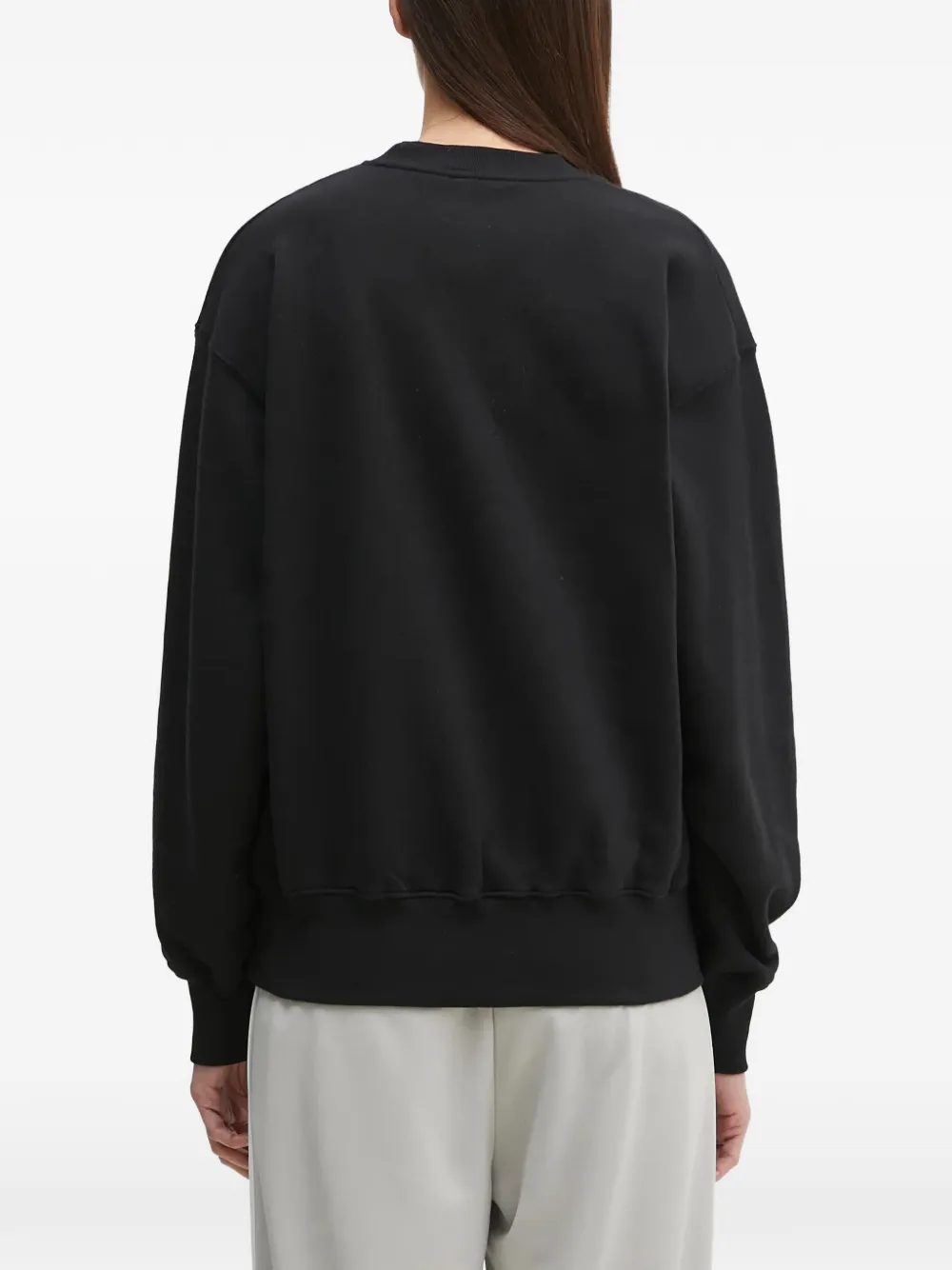 Aries Sweater met logoprint Zwart