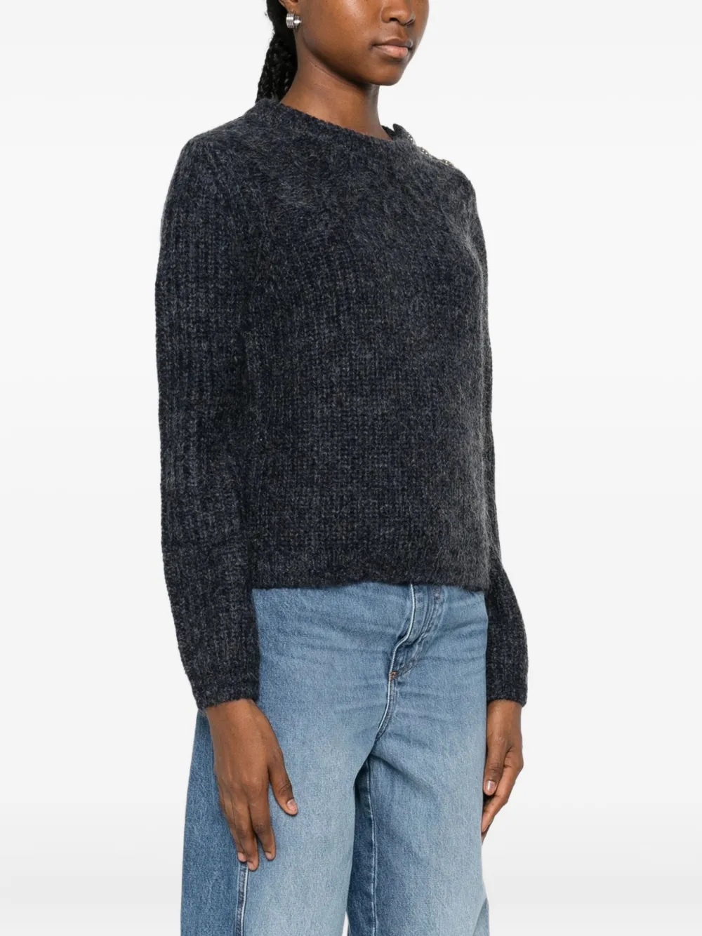 Ba&sh Rachelle Sweater In Blue