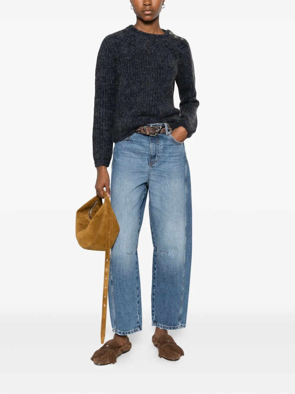 Ba&sh Rachelle Sweater In Blue