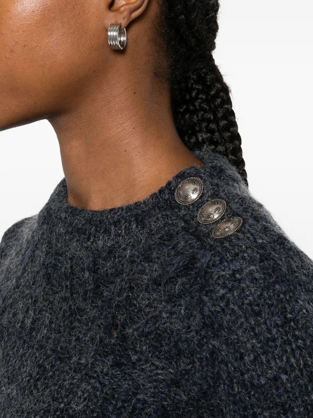 Ba&sh Rachelle Sweater In Blue
