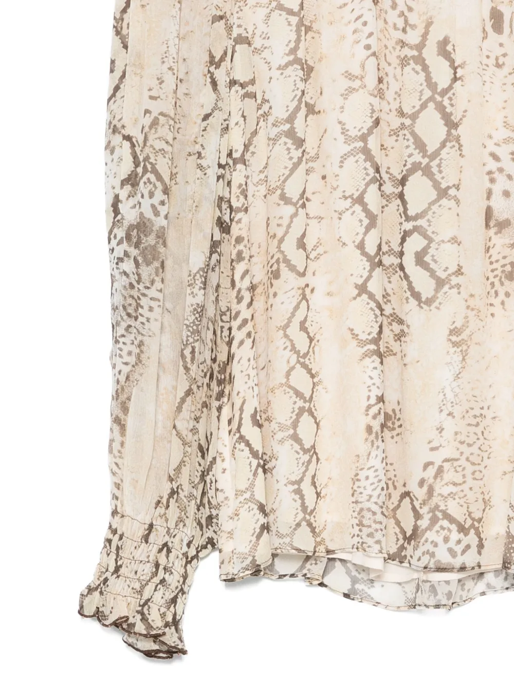 Ba&sh Shamy High-neck Blouse In Neutral