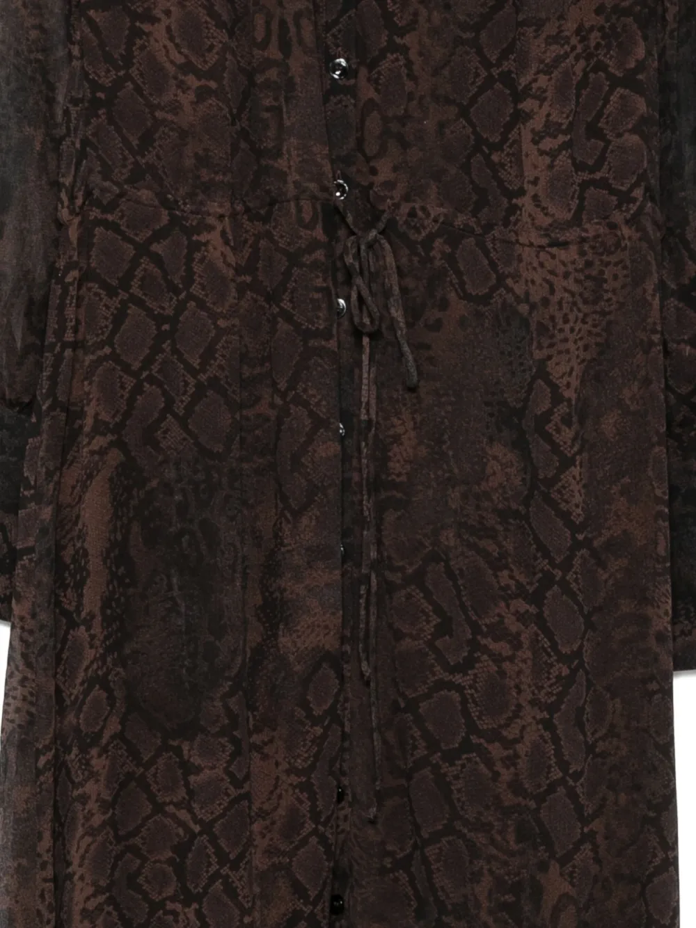 Ba&sh Sahara Midi Dress In Brown