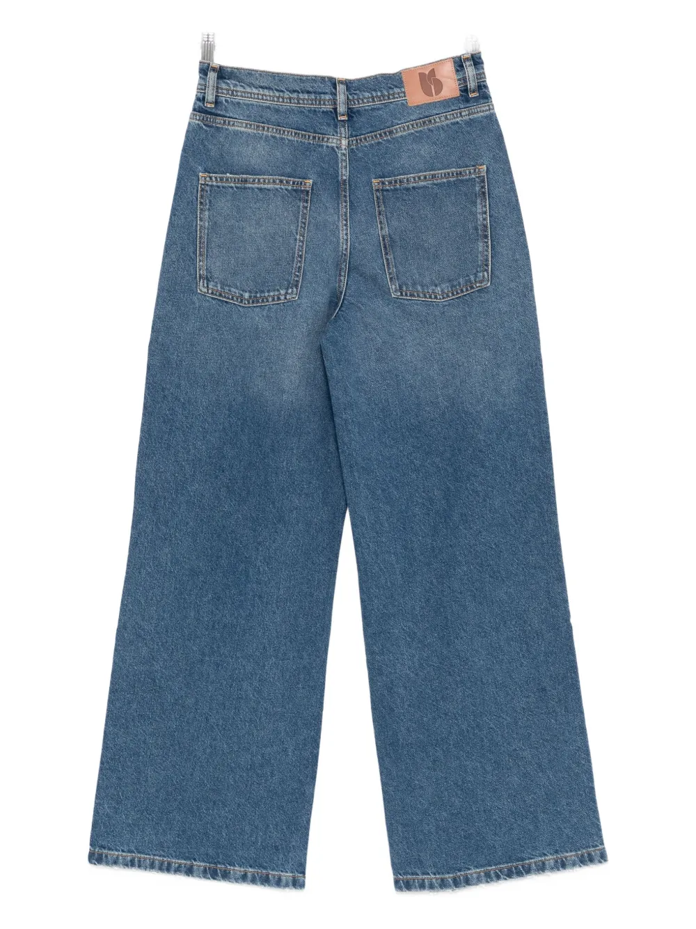 Ba&Sh Zoel patch-pocket jeans - Blauw