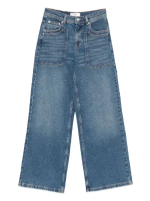 GANNI Izey ジーンズ | ブルー | FARFETCH JP