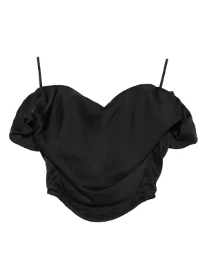 Vivienne Westwood パフスリーブ シャツ | ブラック | FARFETCH JP