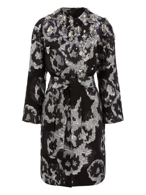 Jenny Packham embellished floral coat