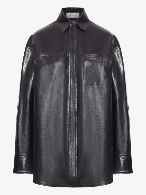 Sportmax patch-pocket classic-collar jacket