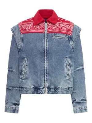 Tyyyy様　AMIRI デニムジャケット AMIRI デニムジャケット | ブルー | FARFETCH JP