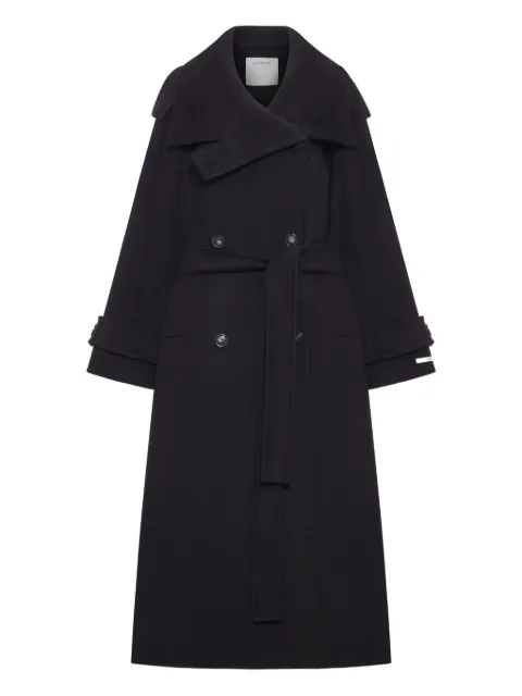 Sportmax manteau croisé à taille ceinturée