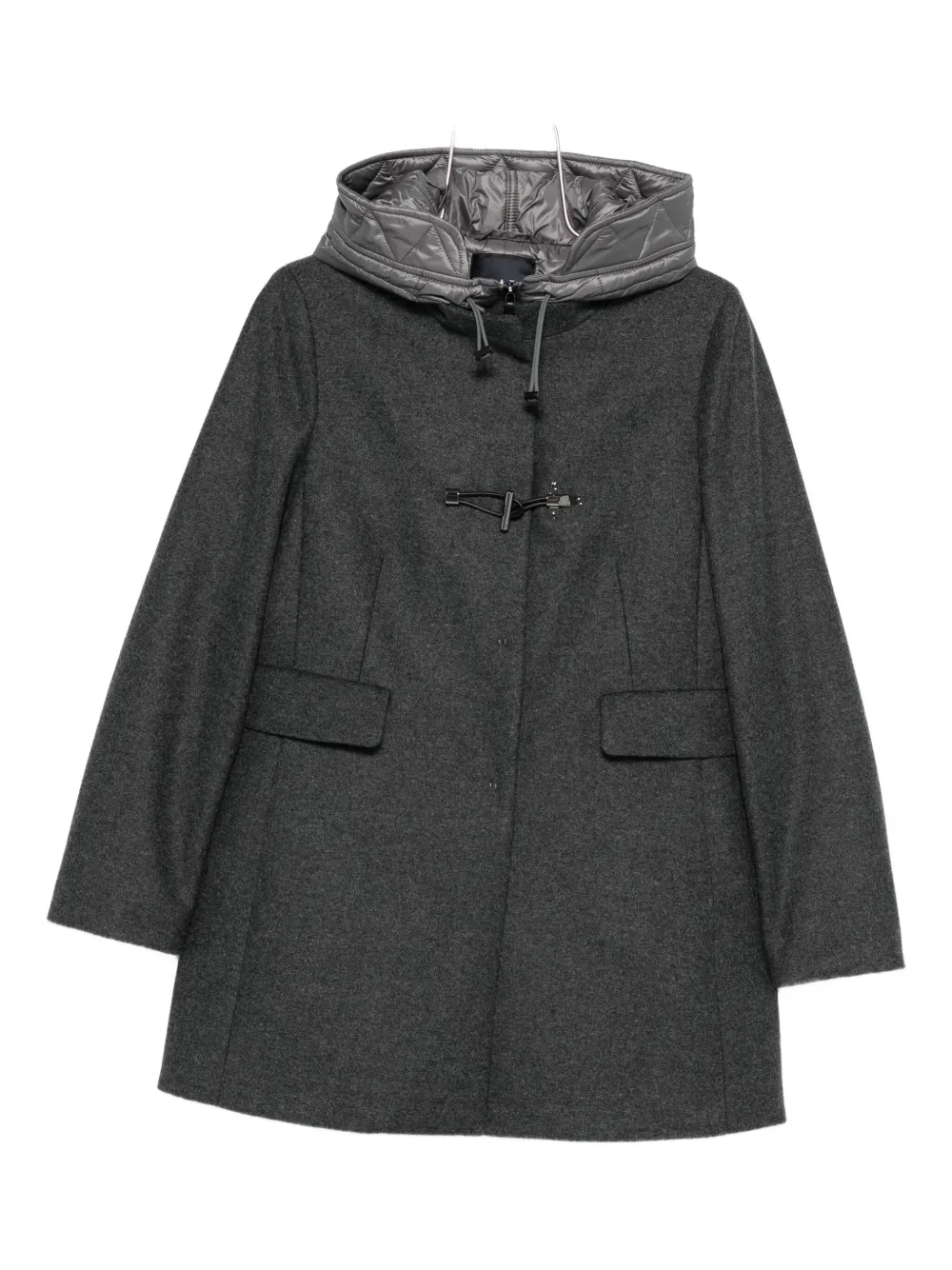 Fay Tailored Short Coat In Black
