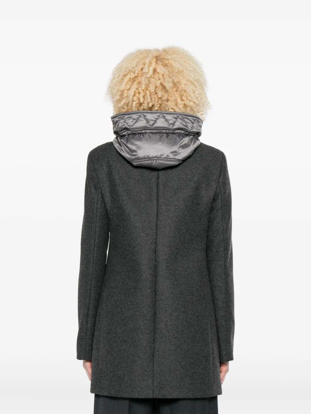 Fay Tailored Short Coat In Black