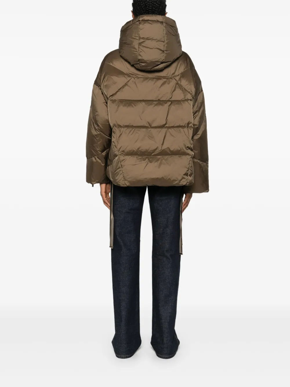 TWINSET Donsjack met capuchon Groen