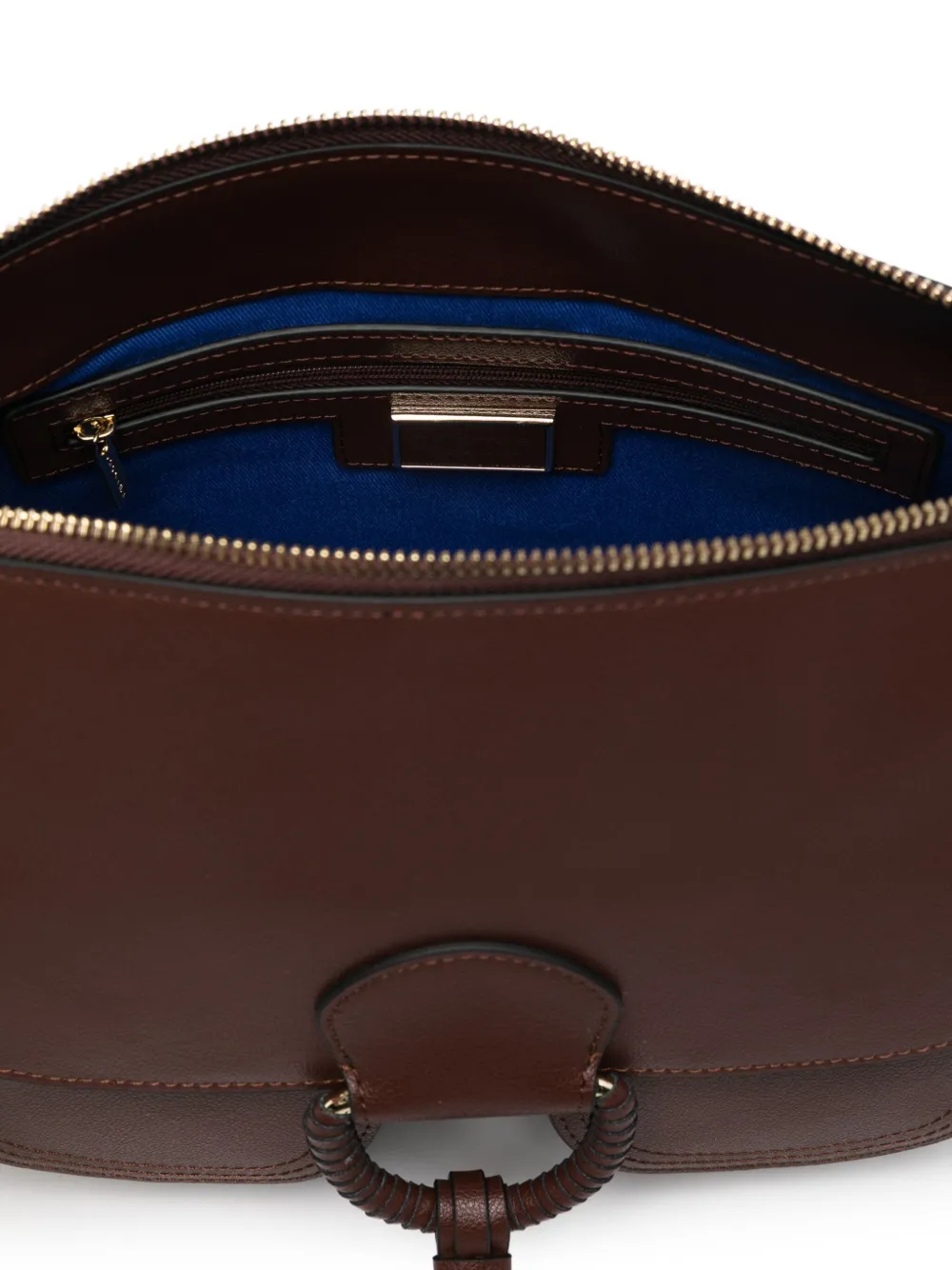 Cromia Calf-leather Shoulder Bag In Brown