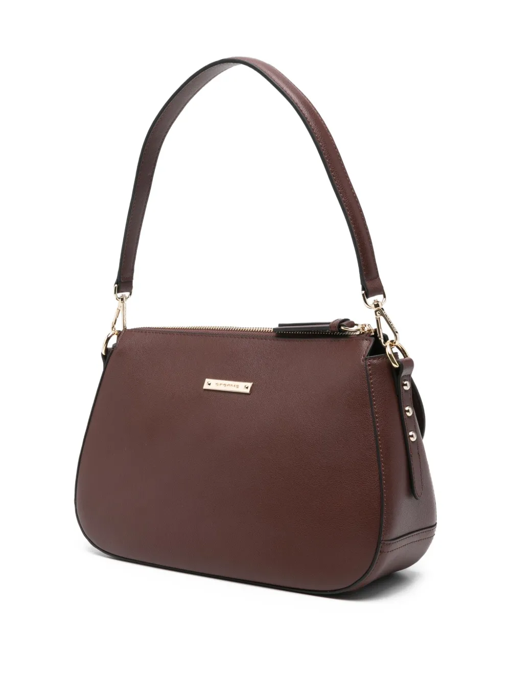 Cromia Calf-leather Shoulder Bag In Brown