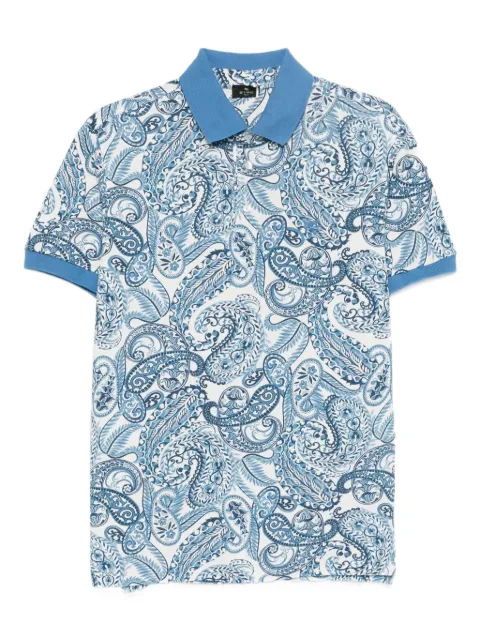 ETRO paisley-pattern polo shirt 