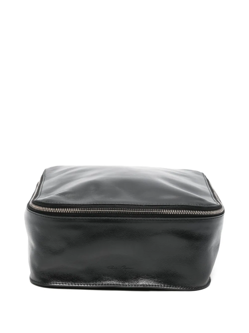 Rick Owens Zip-fastening Leather Wallet In Black