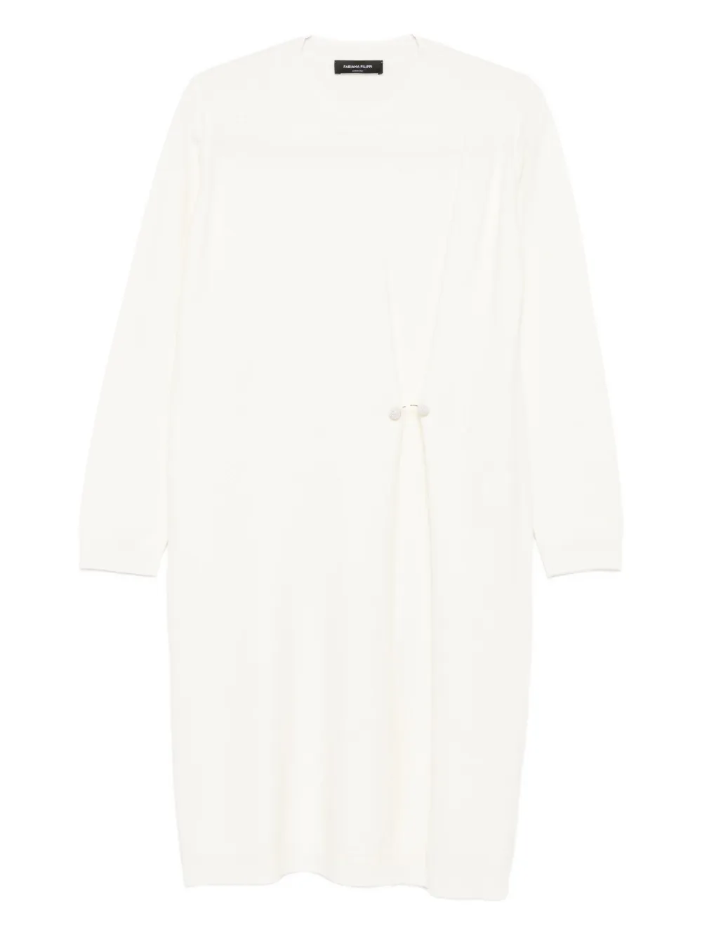 Fabiana Filippi Platinum button-fastening dress - Bianco