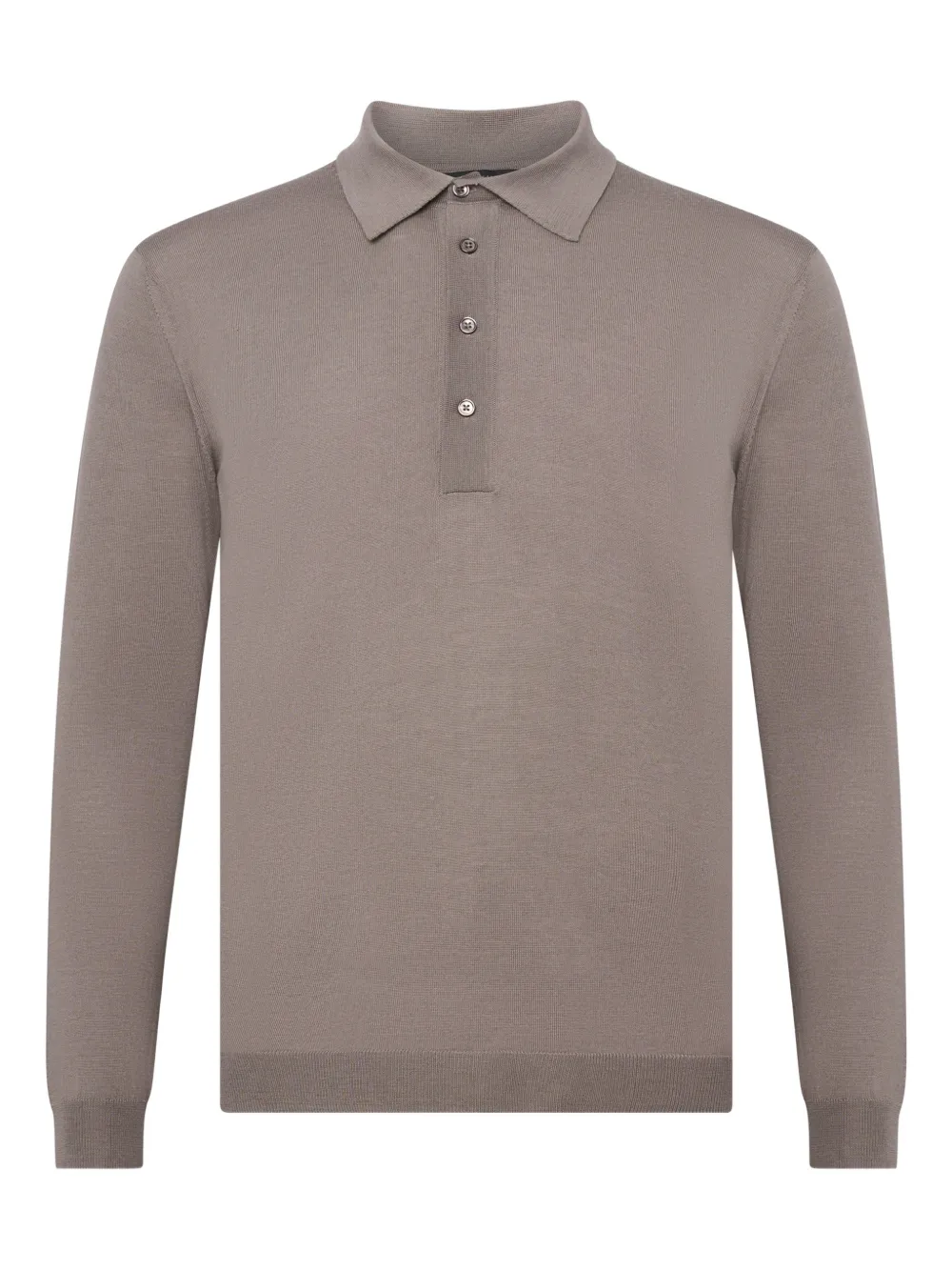 Low Brand wool polo shirt - Marrone