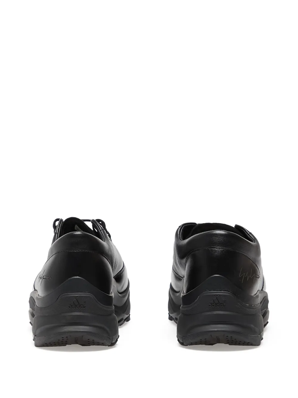 Y-3 Leren sneakers Zwart
