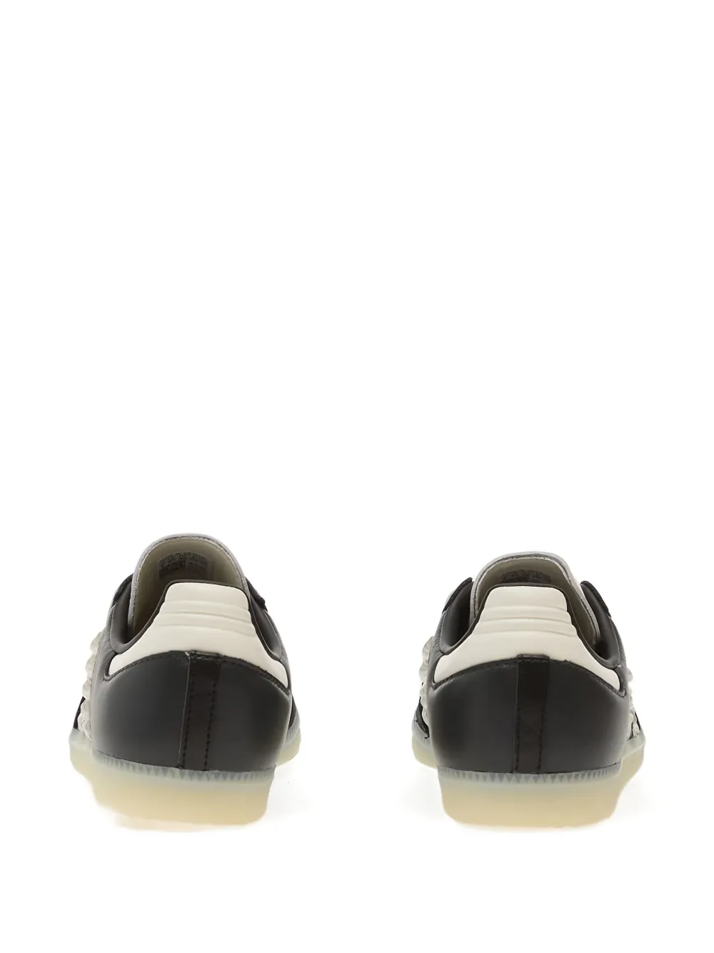 adidas leather Samba trainers Black