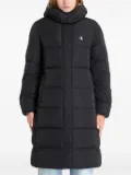 Calvin Klein hooded puffer coat - Black