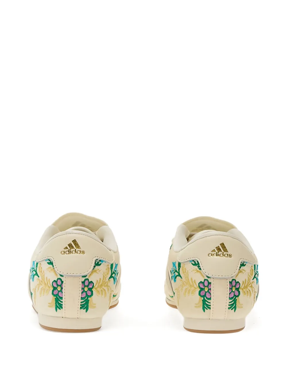 adidas Taekwondo sneakers met geborduurde bloemen Beige