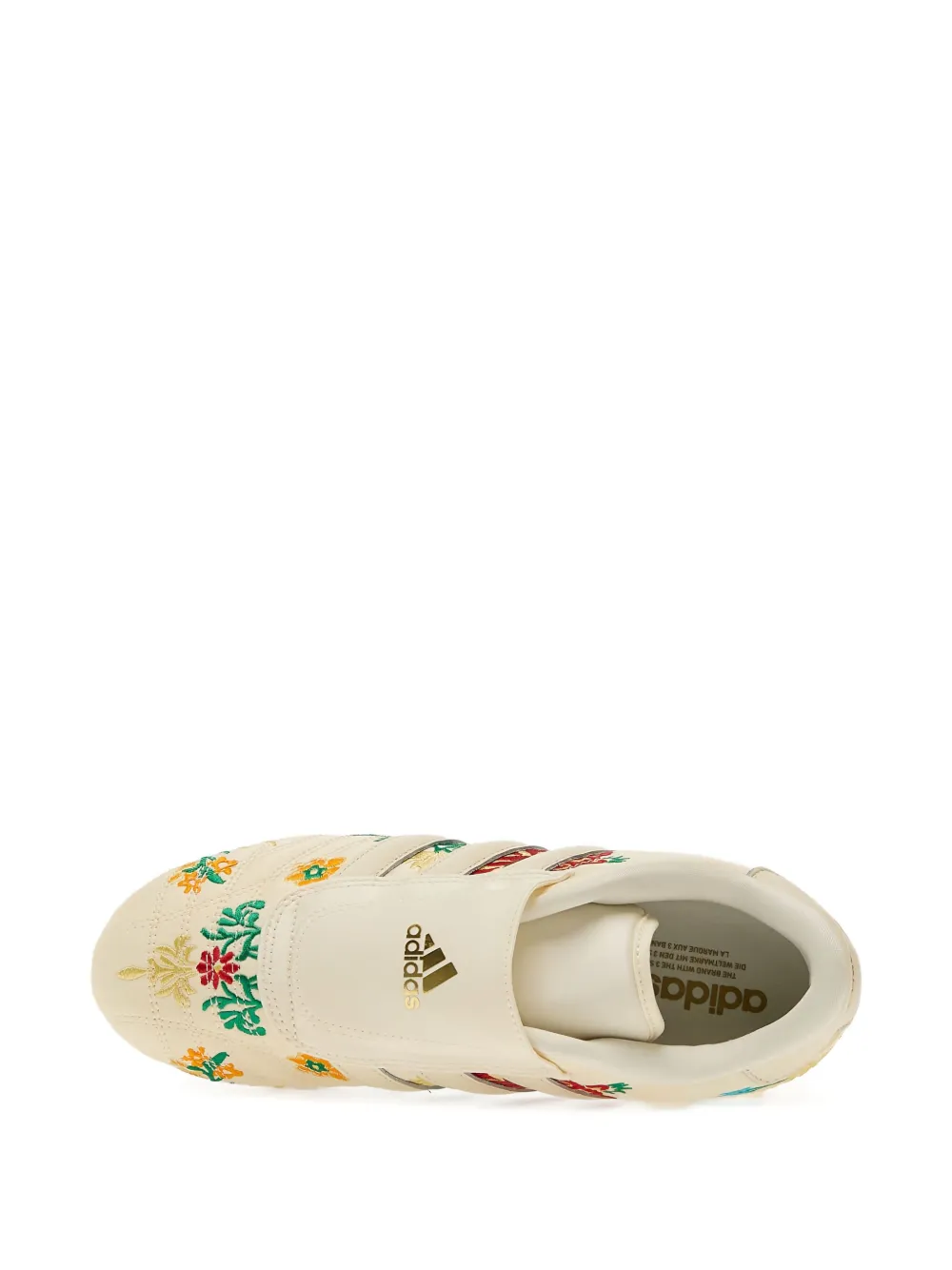 adidas Taekwondo sneakers met geborduurde bloemen Beige