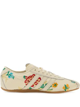 adidas gazelle silver green womens Adidas Women's Taekwondo Mei 'Floral' Core Black / Gum Slip On Sneakers main image 0