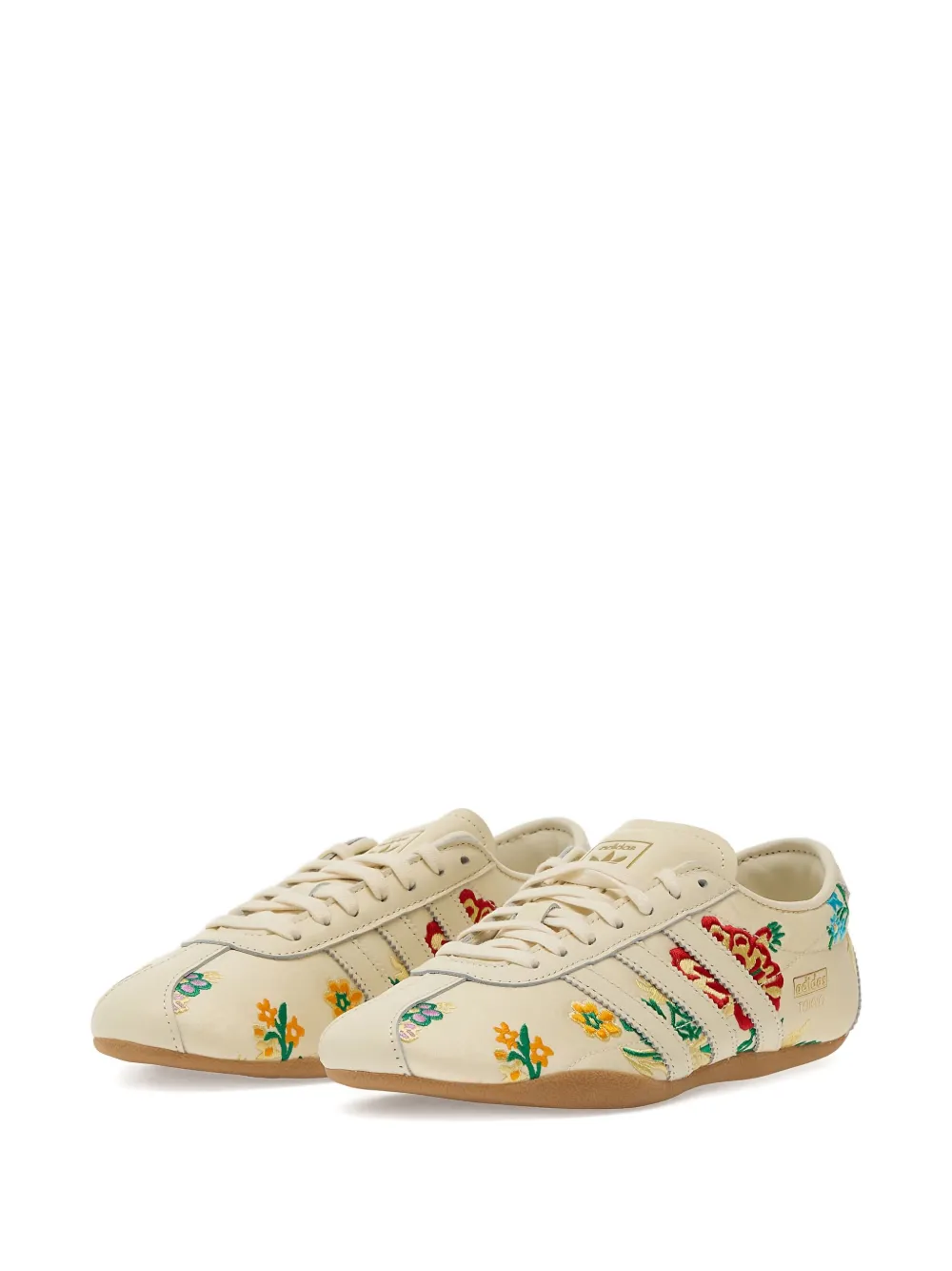 adidas Tokyo floral-embroidered sneakers Neutrals