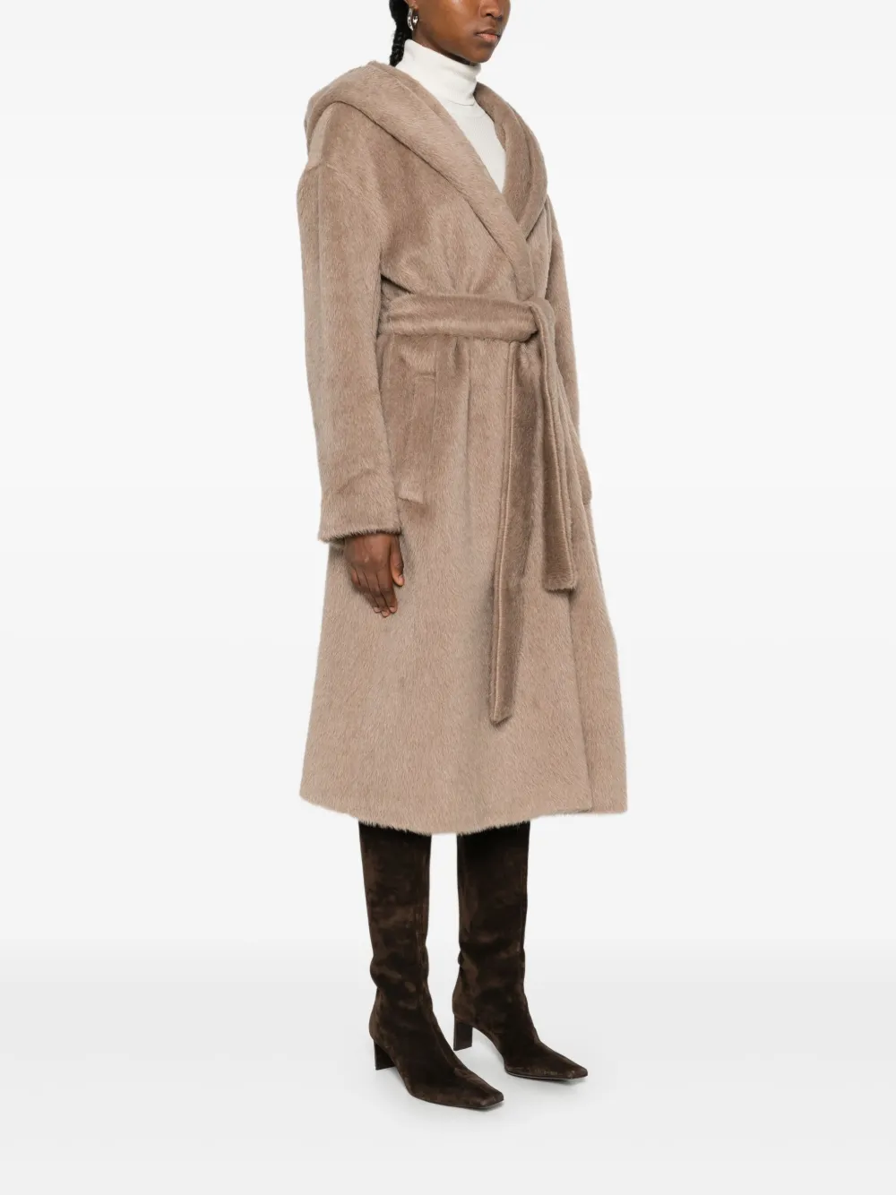 'S Max Mara Mantel met ceintuur Beige