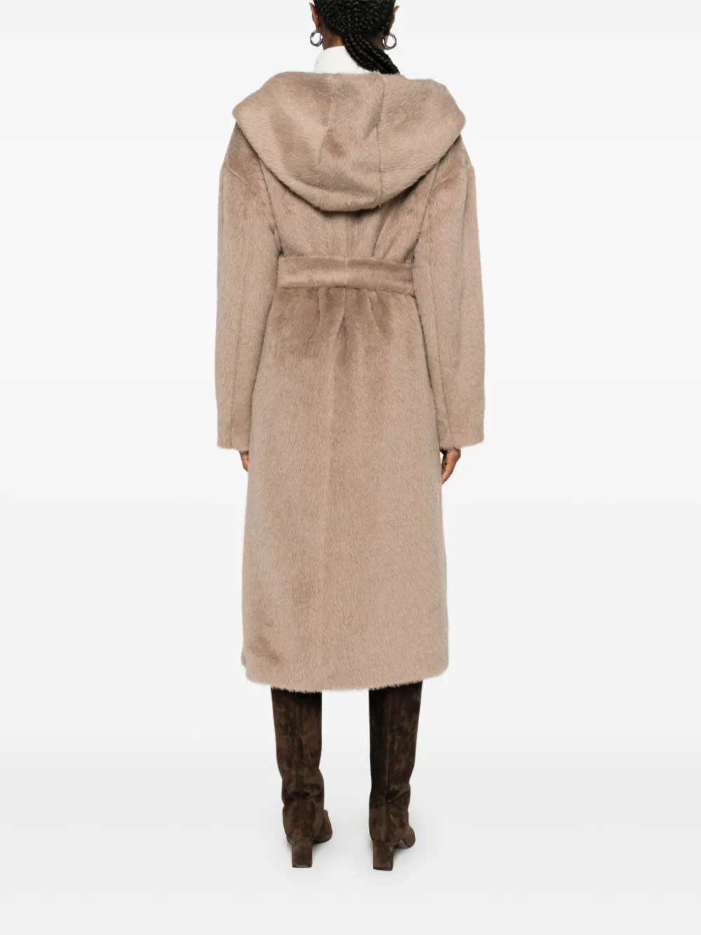 'S Max Mara Mantel met ceintuur Beige