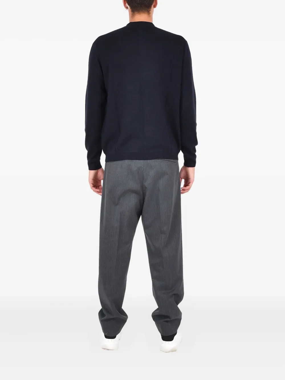 Low Brand long-sleeve polo shirt - Blauw