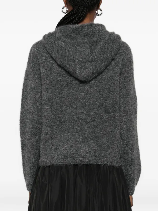 S Max Mara テクスチャード パーカー | グレー | FARFETCH JP