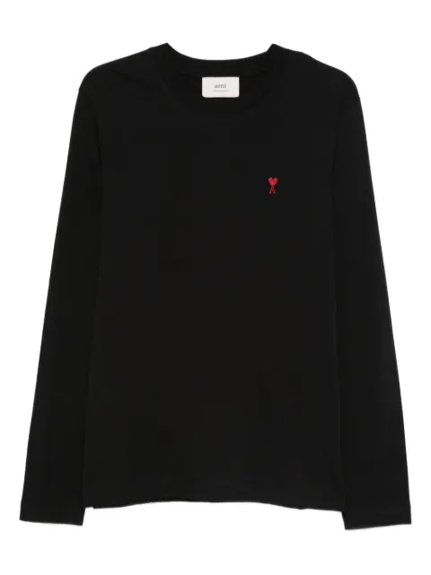 AMI Paris long-sleeve logo T-shirt