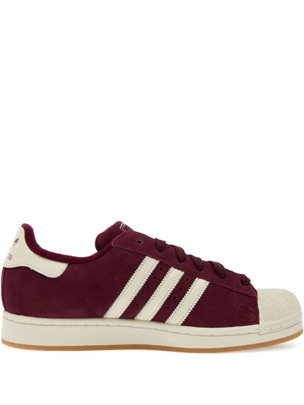 Adidas Superstar II Suede low-top Sneakers Red FARFETCH IN