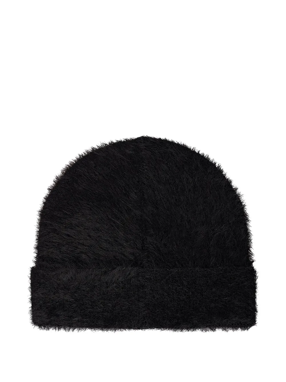 MSGM Mohair muts met logo - Zwart