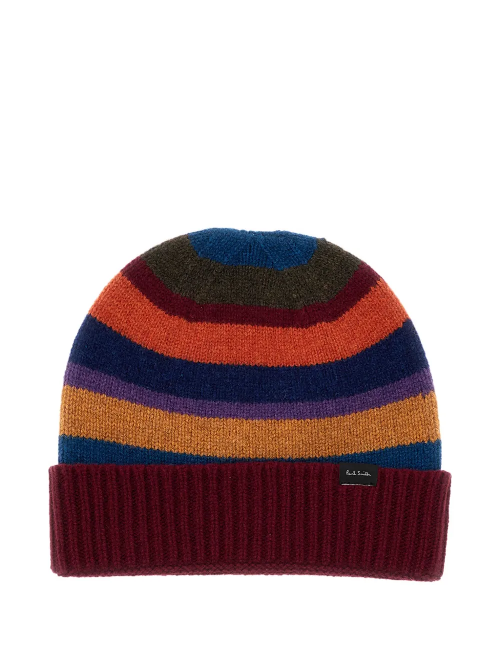 Paul Smith Wool Beanie Khalo In Multi