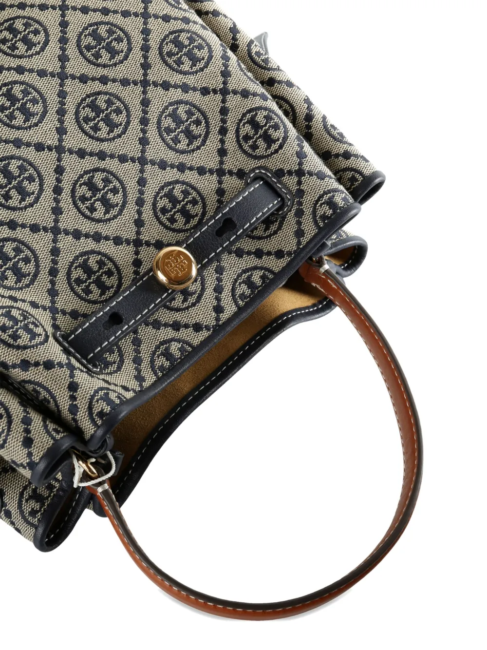 Tory Burch T-monogram Romy Bucket Bag In Blue